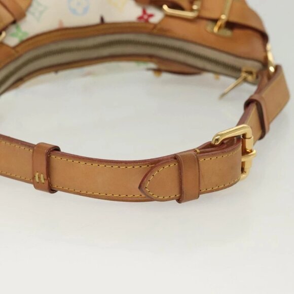 LOUIS VUITTON Monogram Multicolor Greta Hand Bag White M40195 LV Auth 136623 - Picture 8 of 16